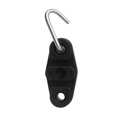 Esticador Tipo 8 Fio Fe Drop Gancho Preto - 100 un